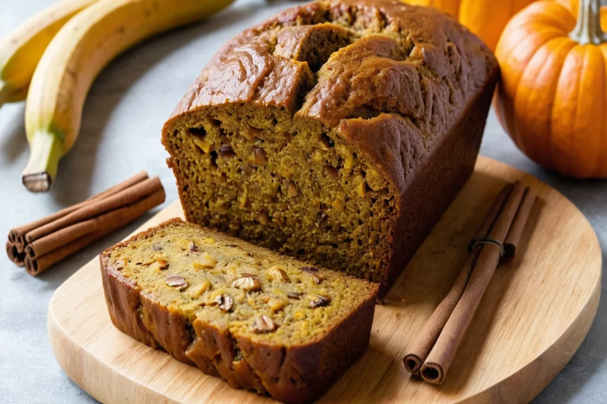 Pumpkin Banana Loaf