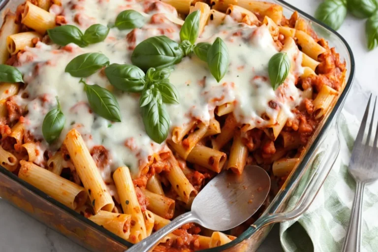 Baked ziti recipe no meat