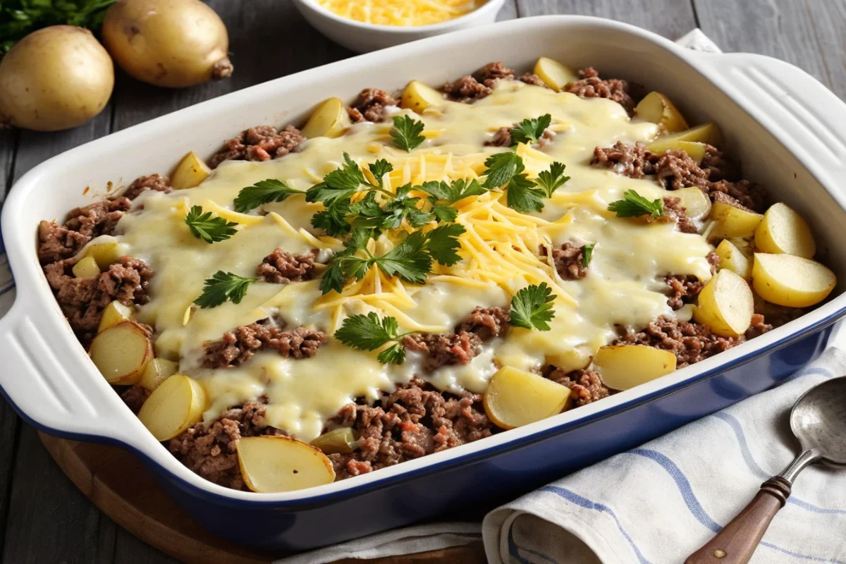 Ground Beef Casserole with Potatoes