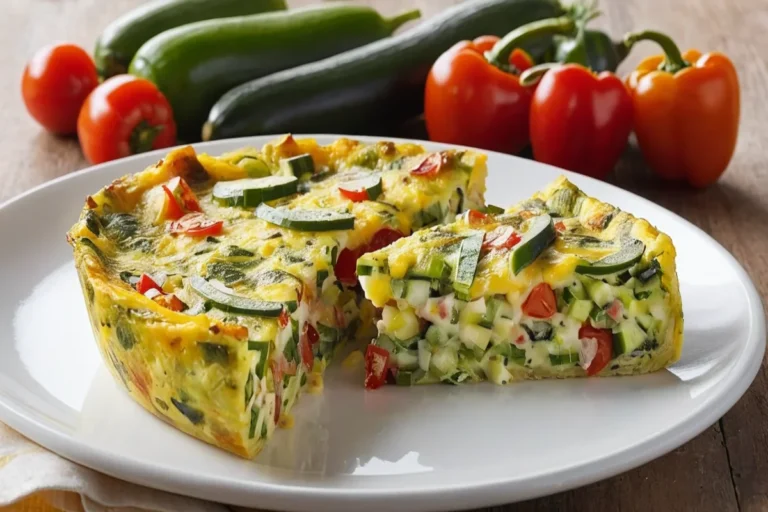 Simple Veg and Cheese Frittata