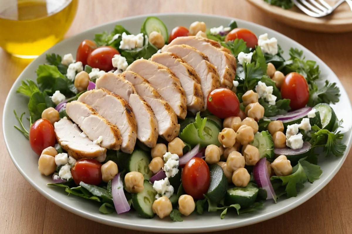 Chicken and Chickpea Salad