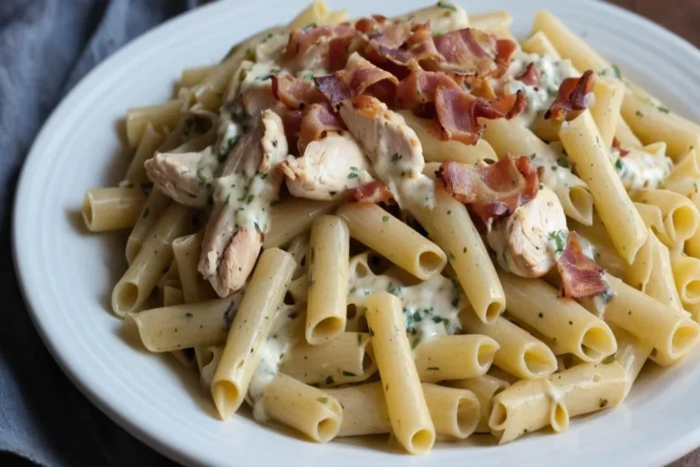 Chicken Bacon Ranch Pasta